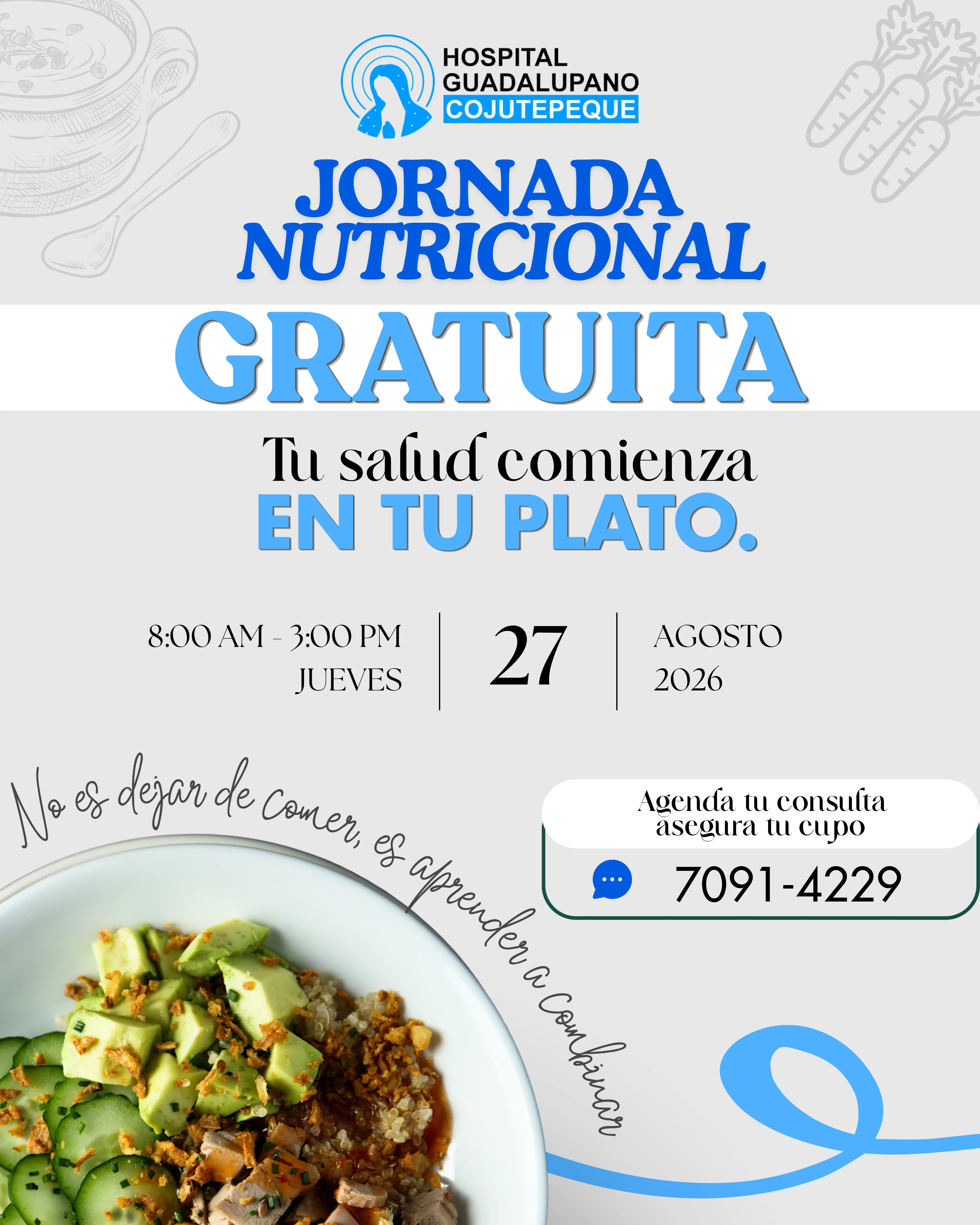 JORNADA NUTRICIONAL GRATUITA